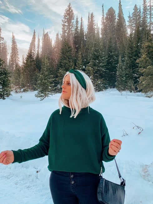 Lazy Sunday Pullover // Green