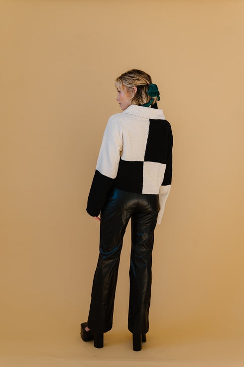 Check Mate Knit Jacket