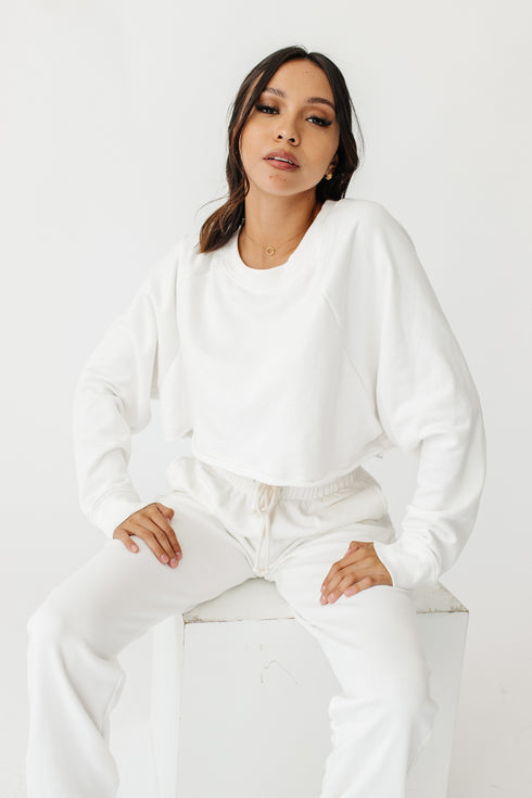 Sunday Brunch Pullover // White