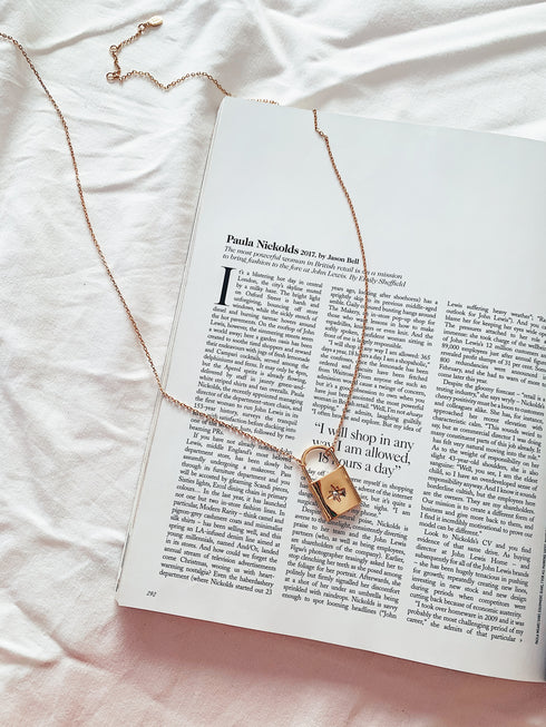 Kara Padlock Necklace