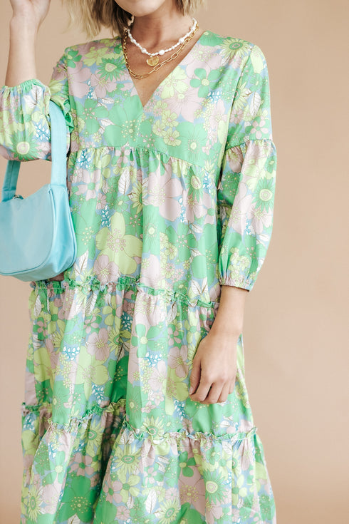 Secret Garden Midi Dress