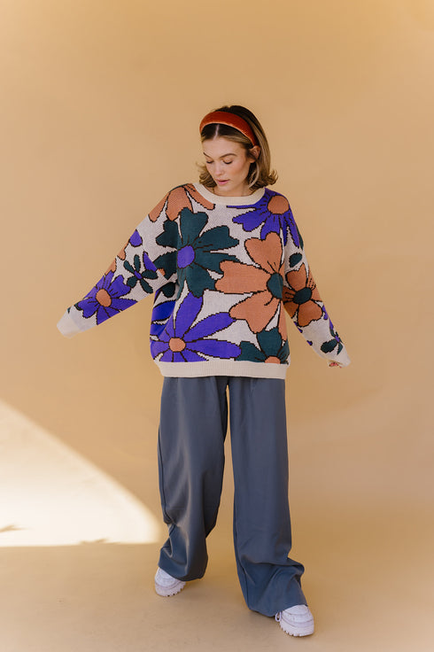 ILYSB Floral Sweater
