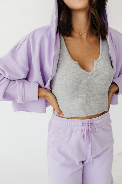 Too Cool For School Tank// Gray