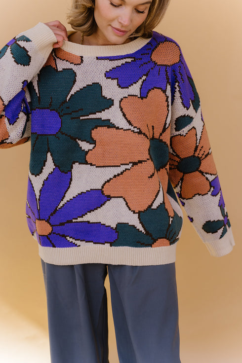 ILYSB Floral Sweater