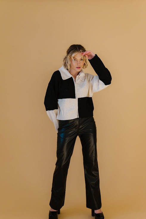 Check Mate Knit Jacket