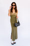 Soho Chic Knit Dress// Olive
