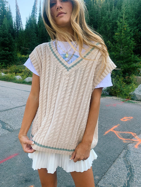 Cloud Nine Knit Vest *RESTOCKED*