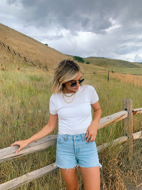 Not So Basic Ribbed Tee