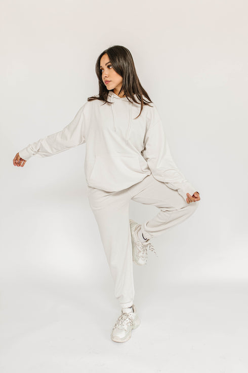 Roll With It Jogger // Stone *RESTOCKED*