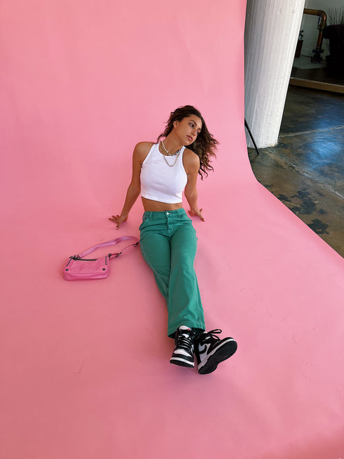 Deja Vu Cargo Pant// Green *RESTOCKED*