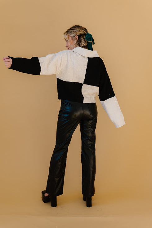 Check Mate Knit Jacket