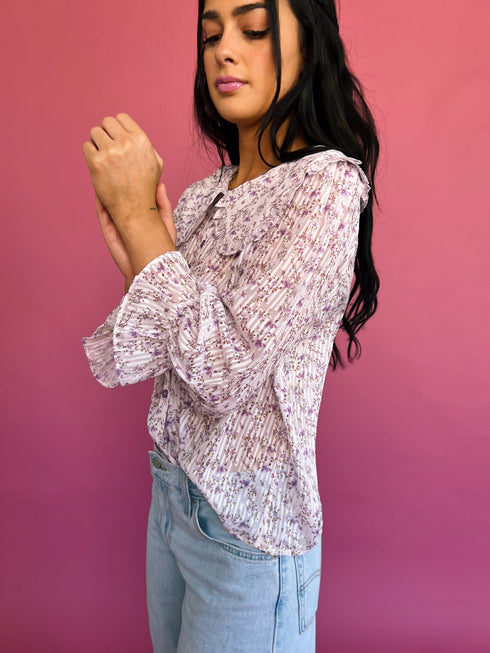 Forget Me Not Top// Lilac