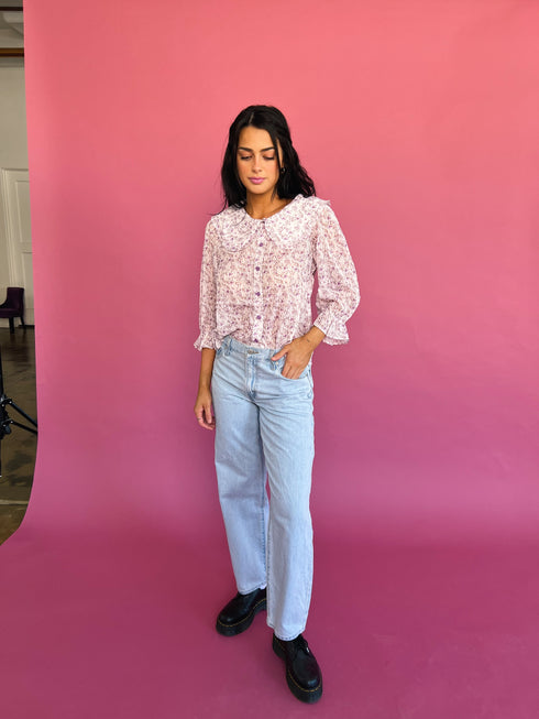 Forget Me Not Top// Lilac