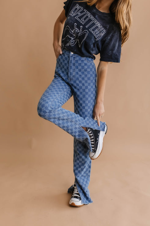 Checked Out Denim