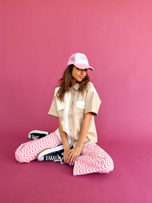 Dazed Babe Leather Top