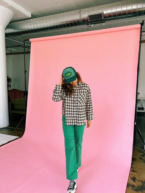 In The Band Flannel Top