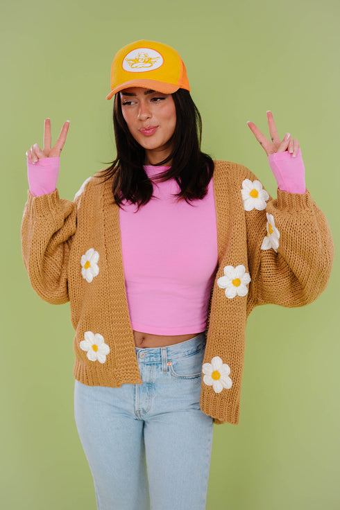 Daisy Baby Cardigan