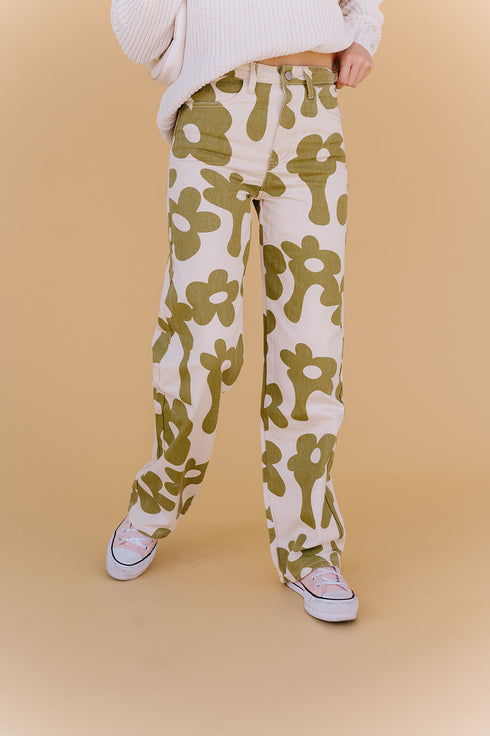 Floral Avenue Pants