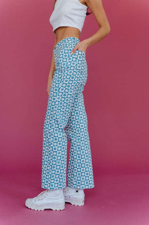 Floral Avenue Pants // Denim