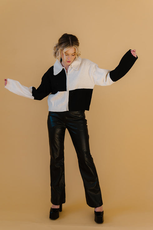 Check Mate Knit Jacket