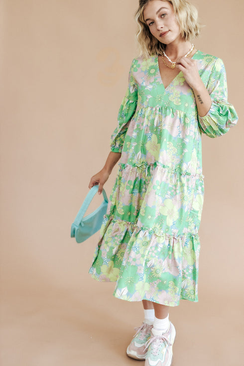 Secret Garden Midi Dress