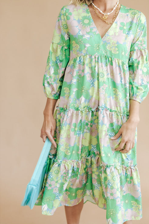 Secret Garden Midi Dress