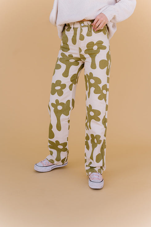 Floral Avenue Pants