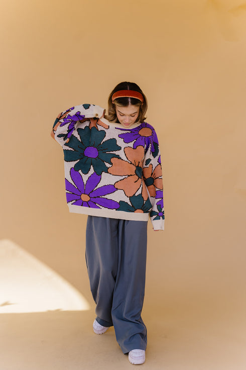 ILYSB Floral Sweater