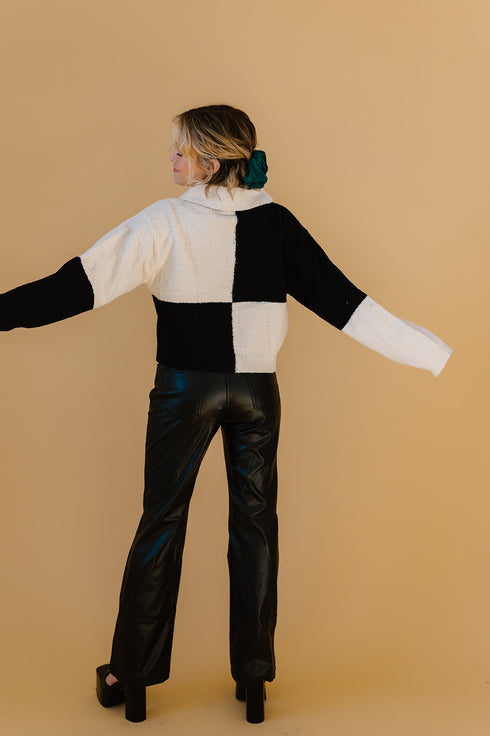 Check Mate Knit Jacket