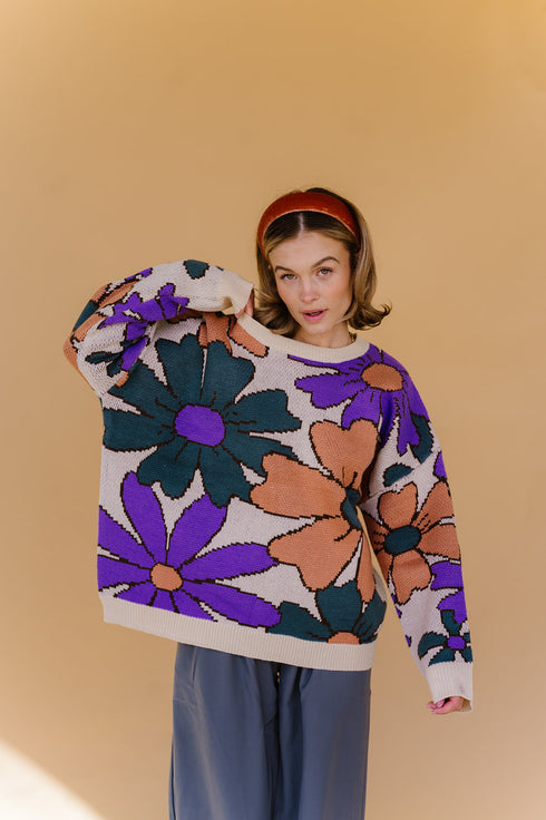 ILYSB Floral Sweater