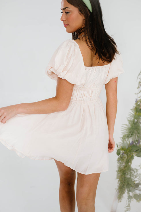 Sun Seeker Dress// Cream