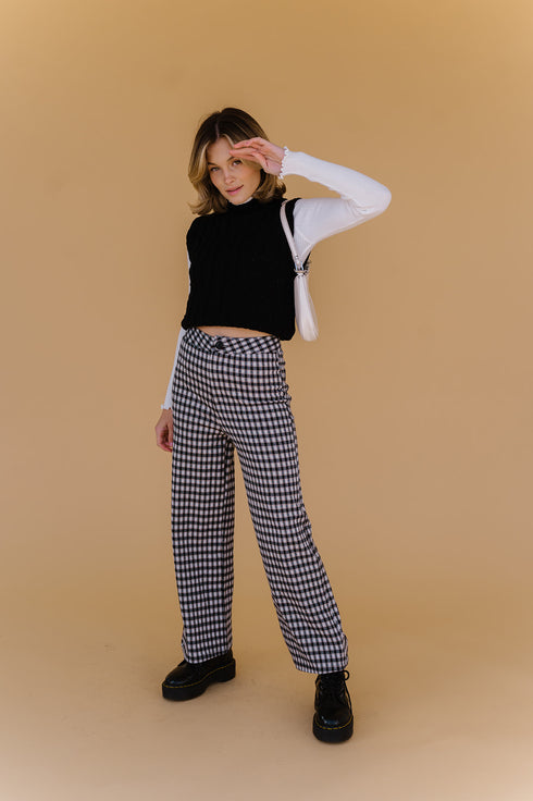 Fall Mood Checked Pant *SELL OUT RISK*