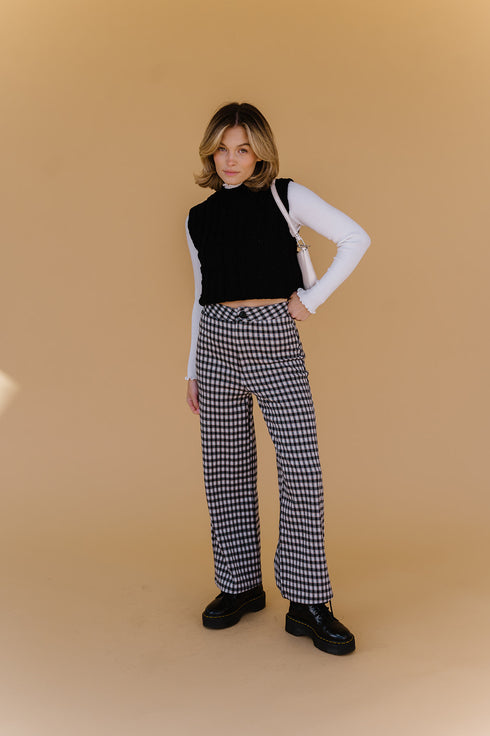 Fall Mood Checked Pant *SELL OUT RISK*