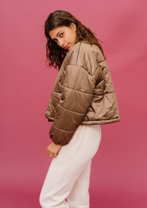 SoHo Puffer// Chocolate