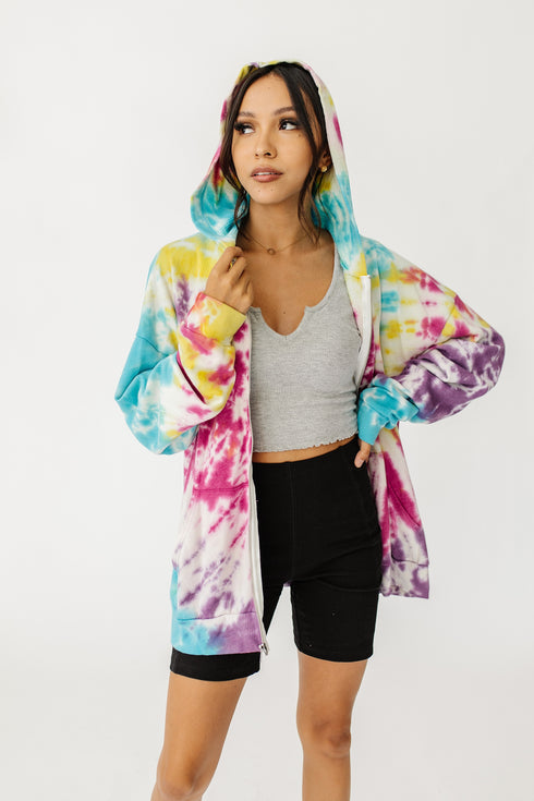 New Yorker Tie Dye Hoodie
