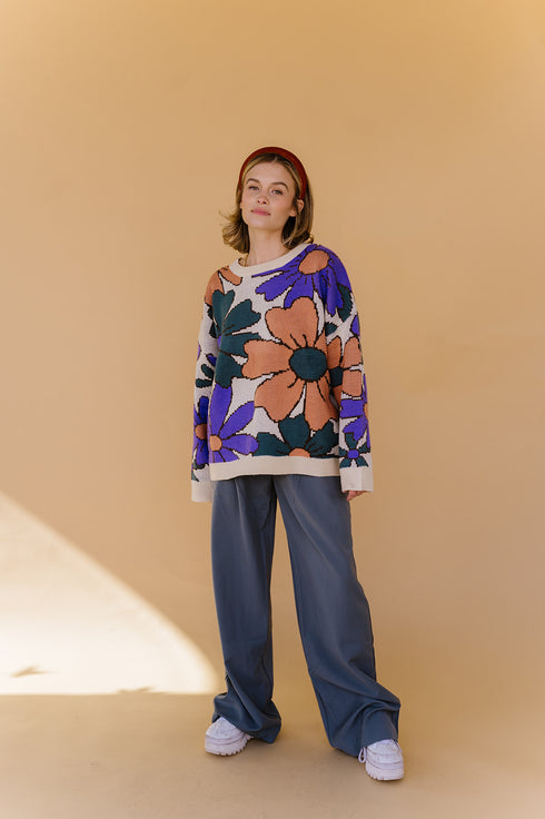 ILYSB Floral Sweater