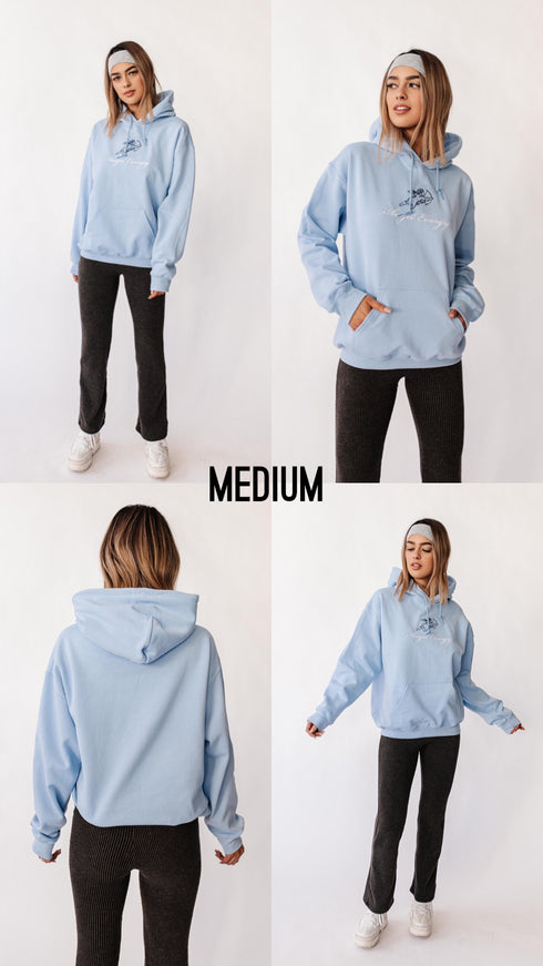 Angel Energy Hoodie// Blue