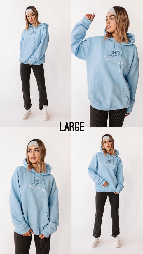 Angel Energy Hoodie// Blue