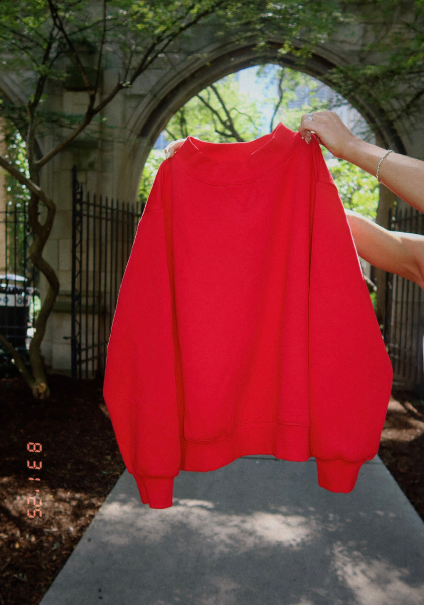 Club Coco Mockneck // Red – Coco McCall Shop