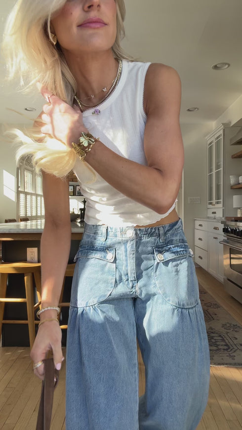 【こめこめさん専用】everyone soft denim pants Cutie Pie Denim Pant *PREORDER 6/8* – Coco McCall Shop