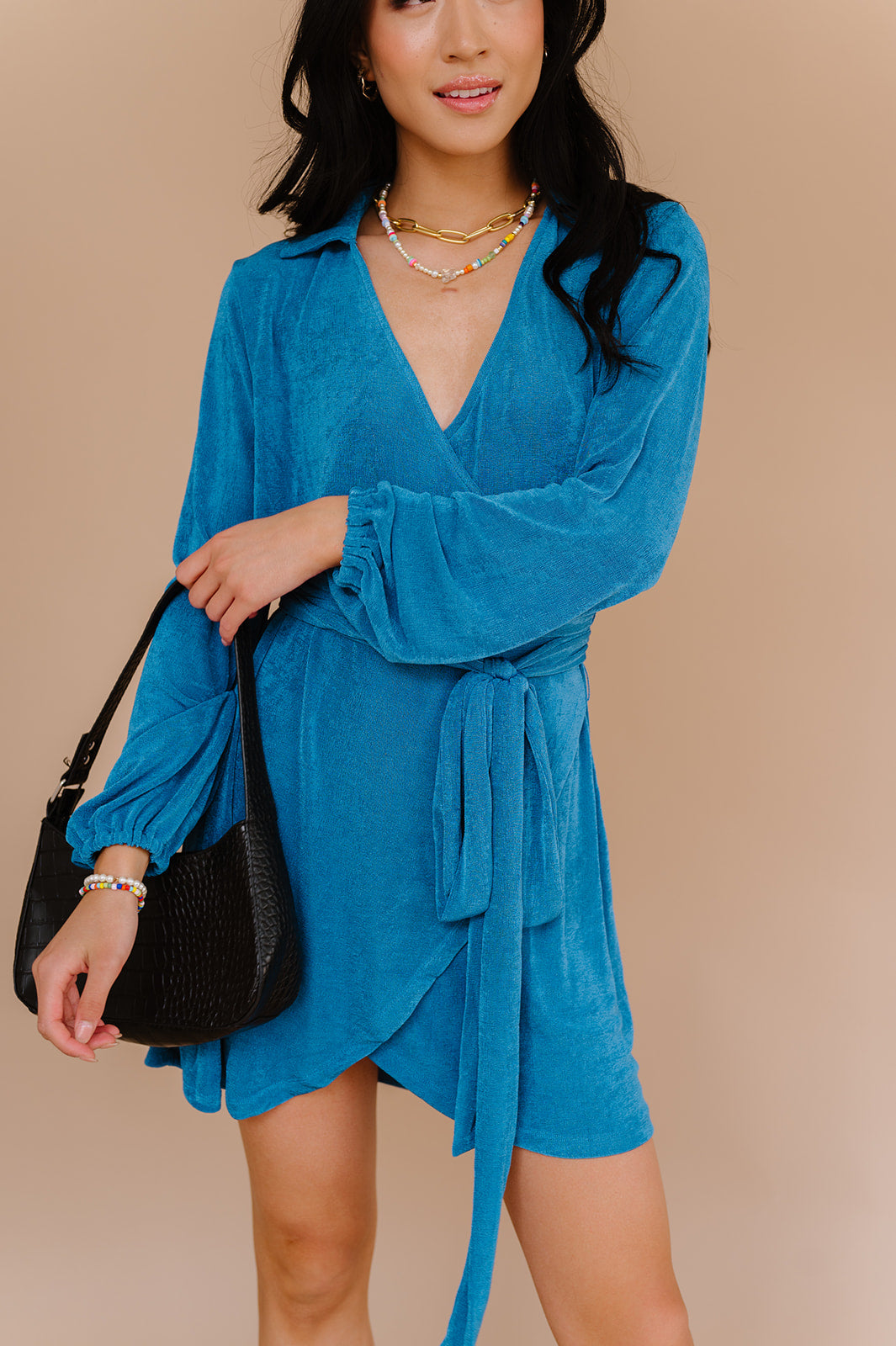 Champagne Problems Dress// Royal Small